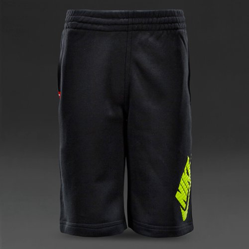 Nike Sportswear HBR French Terry Shorts Black / White / White for Boys